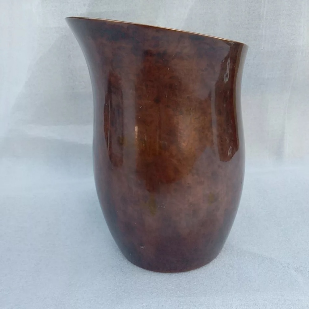 Rare Nambe Heritage Bronze Alloy Vase 2011 By Steve Cozzolino - Mt0449